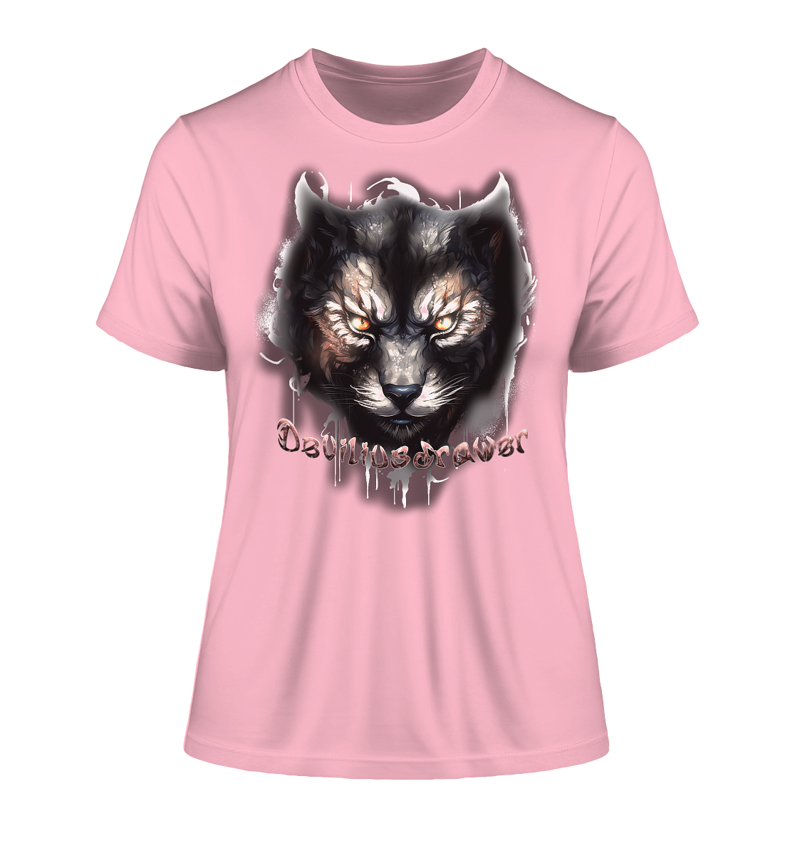 Deviliusdrawer Vampire Cat - Fitted Ladies Organic Shirt