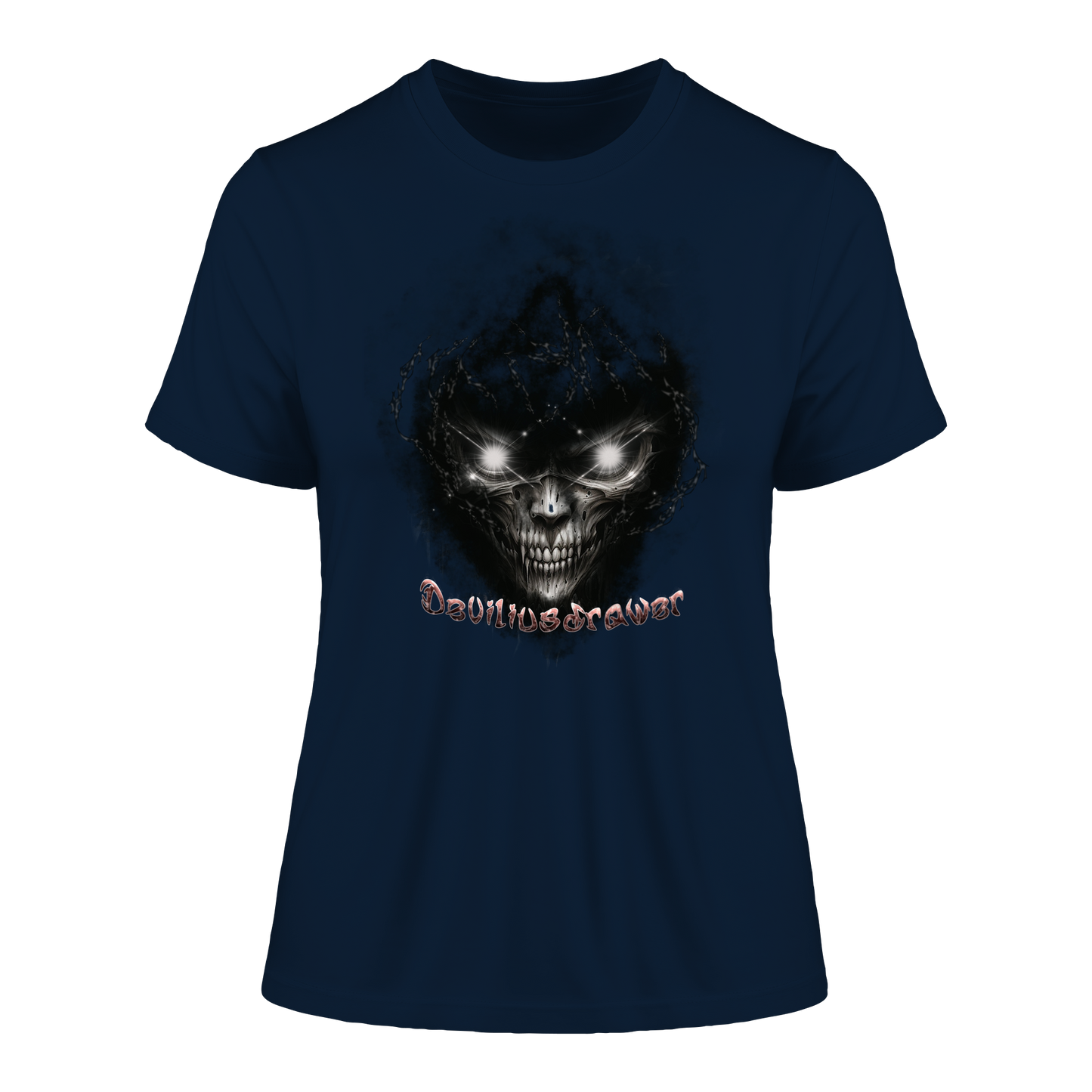 Deviliusdrawer Dark Death - Fitted Ladies Organic Shirt