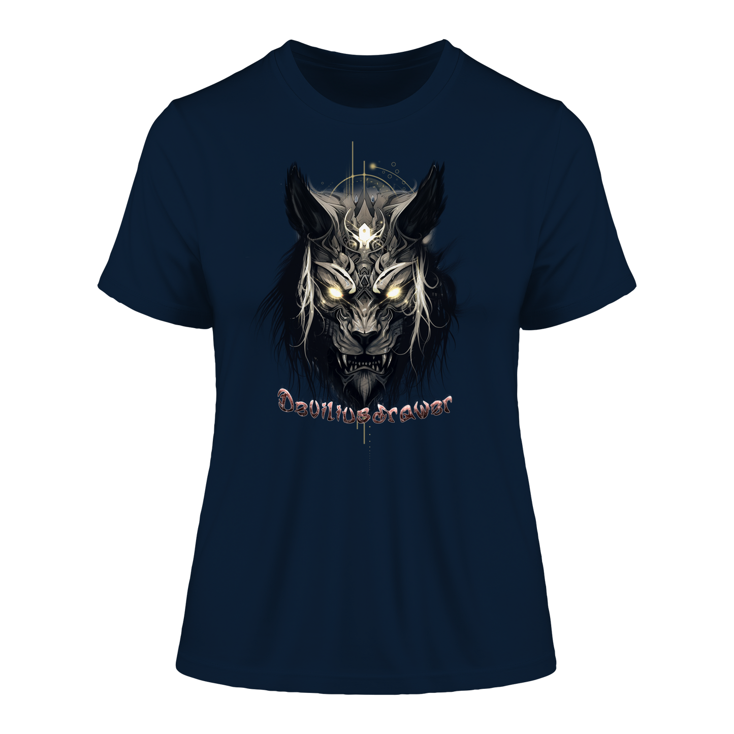 Deviliusdrawer Wolftiger - Fitted Ladies Organic Shirt