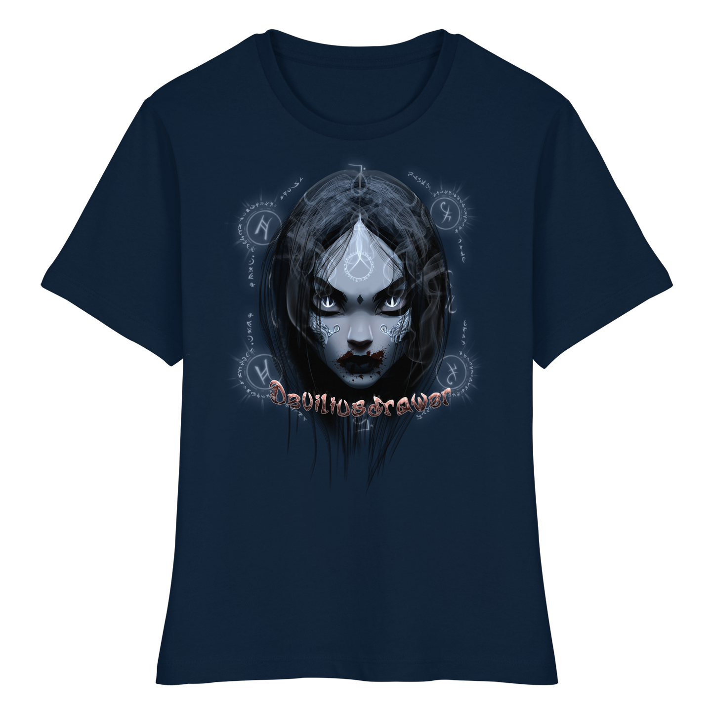 Deviliusdrawer Vampiric Elf - Fitted Ladies Organic Shirt