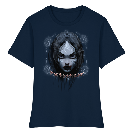 Deviliusdrawer Vampiric Elf - Fitted Ladies Organic Shirt