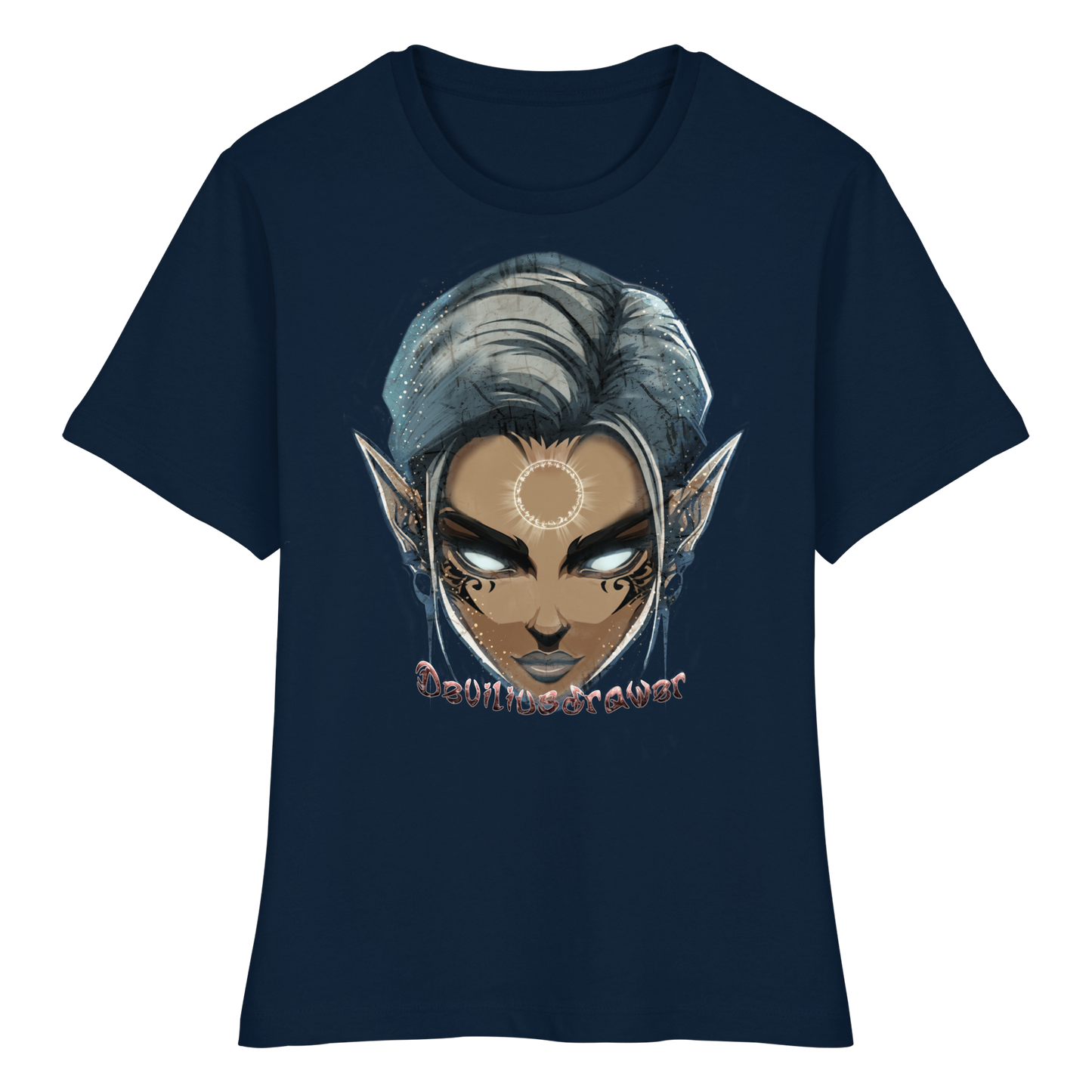 Deviliusdrawer Magician Elf - Fitted Ladies Organic Shirt