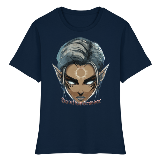 Deviliusdrawer Magician Elf - Fitted Ladies Organic Shirt