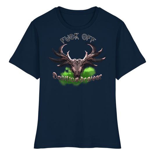 Deviliusdrawer Bad Deer - Fitted Ladies Organic Shirt