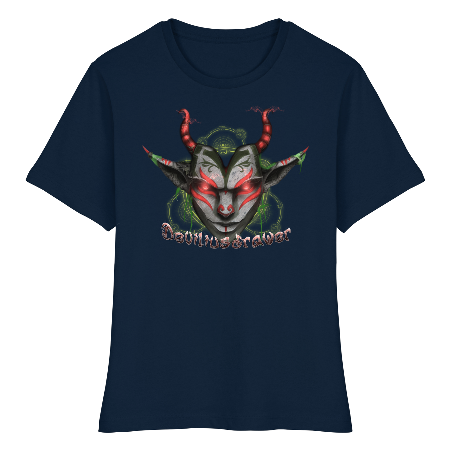 Deviliusdrawer Dark Elf - Fitted Ladies Organic Shirt