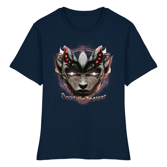 Deviliusdrawer Devils Elf - Fitted Ladies Organic Shirt