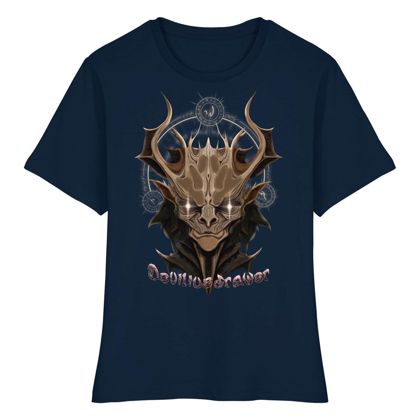 Deviliusdrawer Dark Magician Elf - Fitted Ladies Organic Shirt