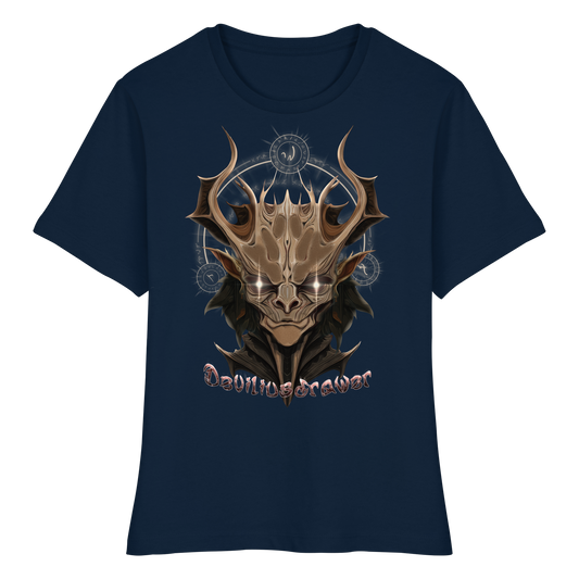 Deviliusdrawer Dark Magician Elf - Fitted Ladies Organic Shirt
