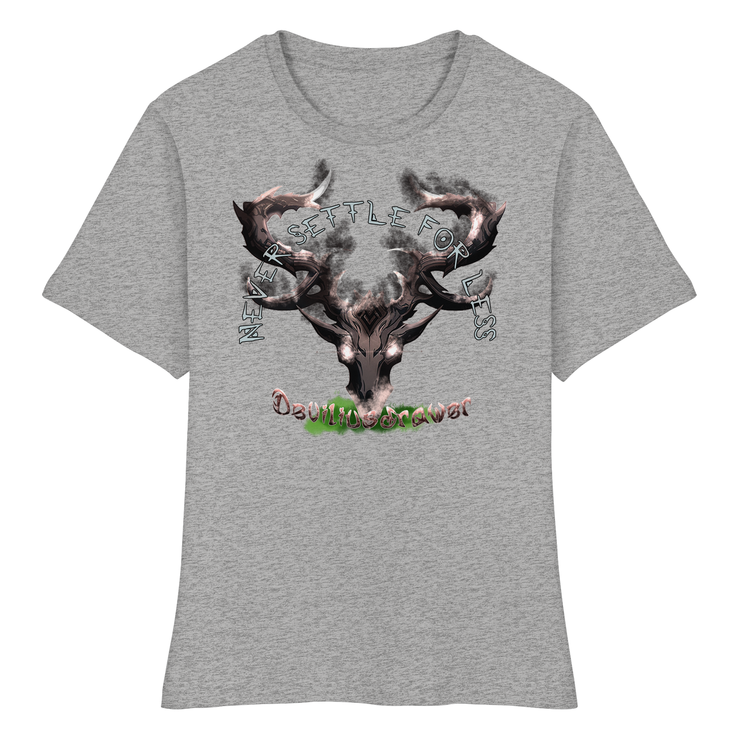 Deviliusdrawer Cruel Deer - Fitted Ladies Organic Shirt