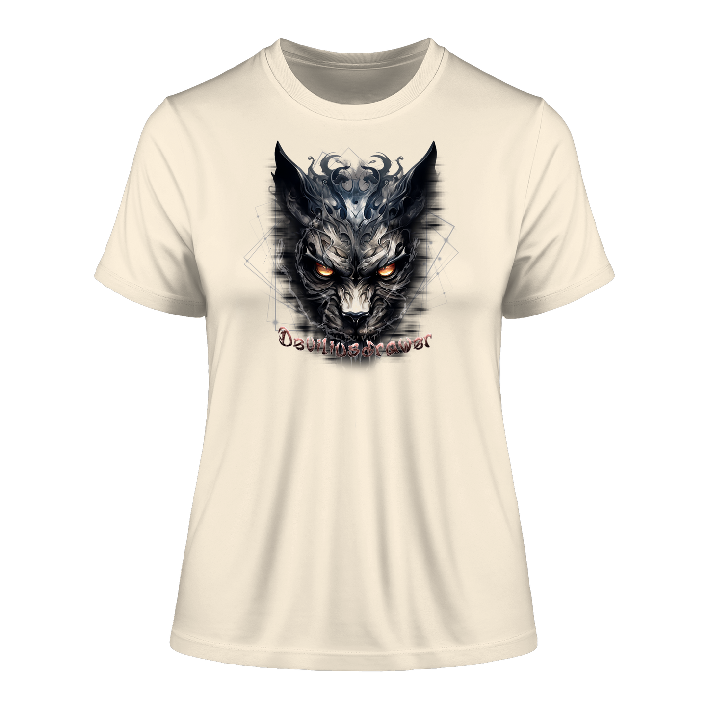 Deviliusdrawer Dark Wearwolf - Fitted Ladies Organic Shirt
