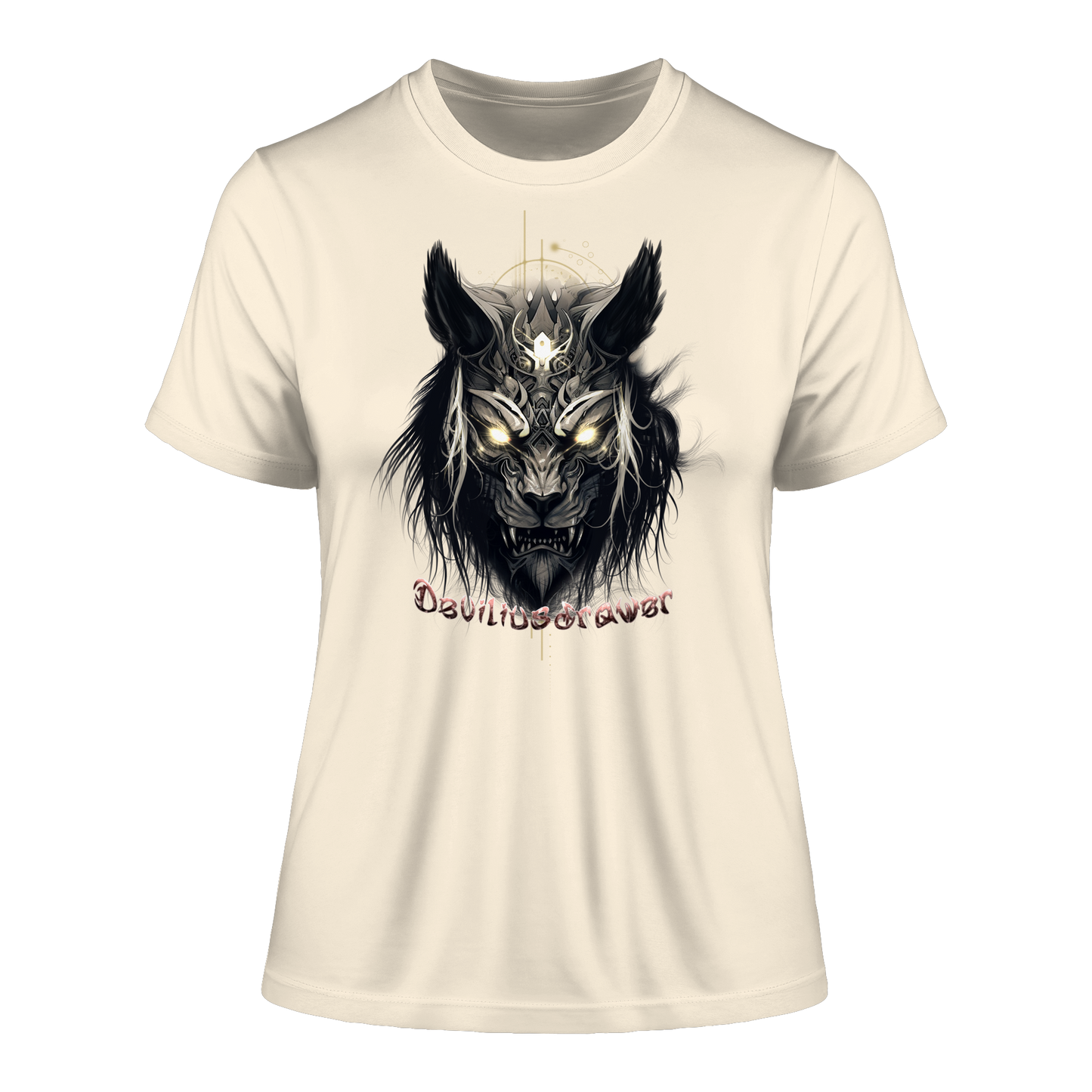 Deviliusdrawer Wolftiger - Fitted Ladies Organic Shirt