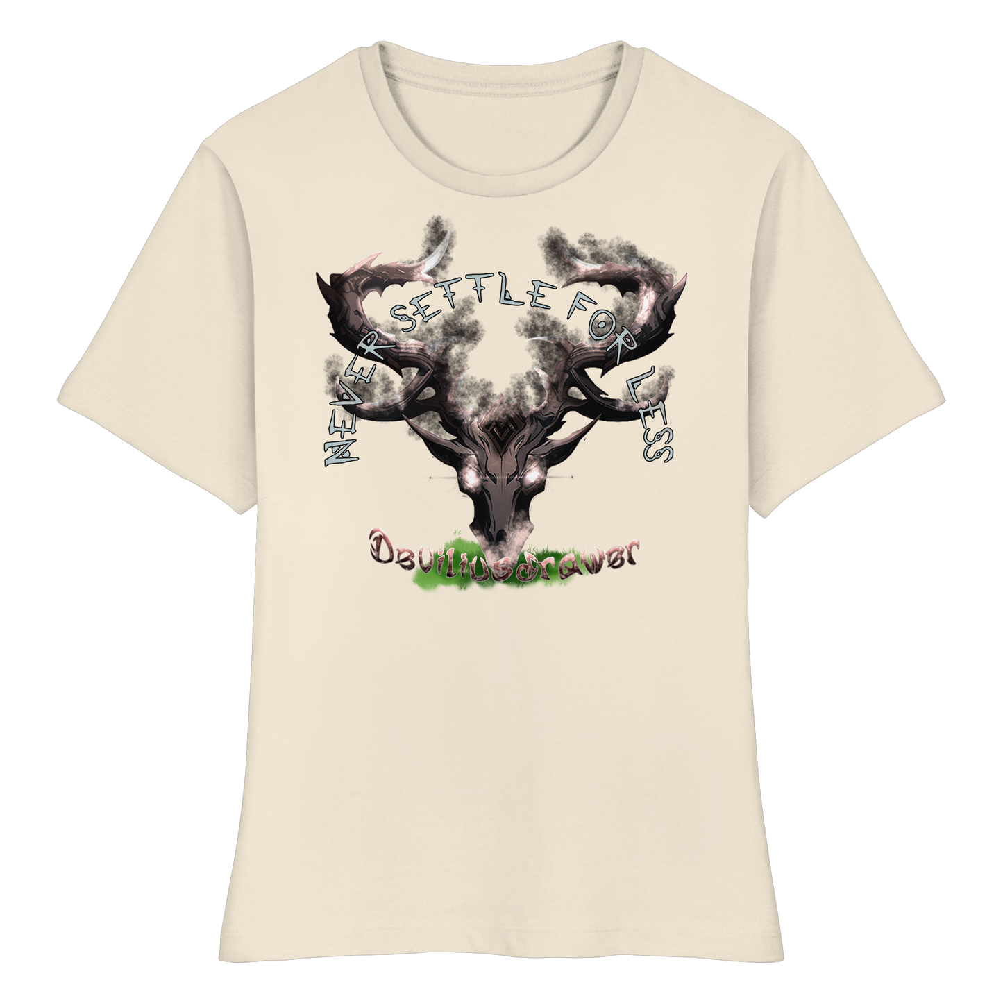 Deviliusdrawer Cruel Deer - Fitted Ladies Organic Shirt