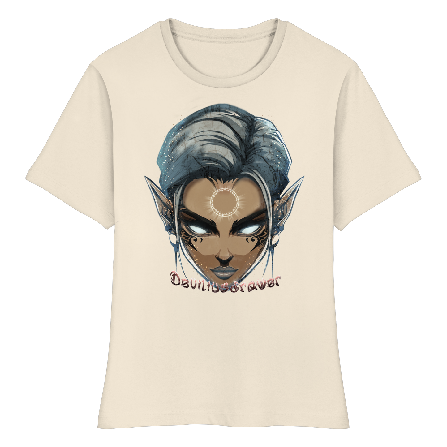 Deviliusdrawer Magician Elf - Fitted Ladies Organic Shirt