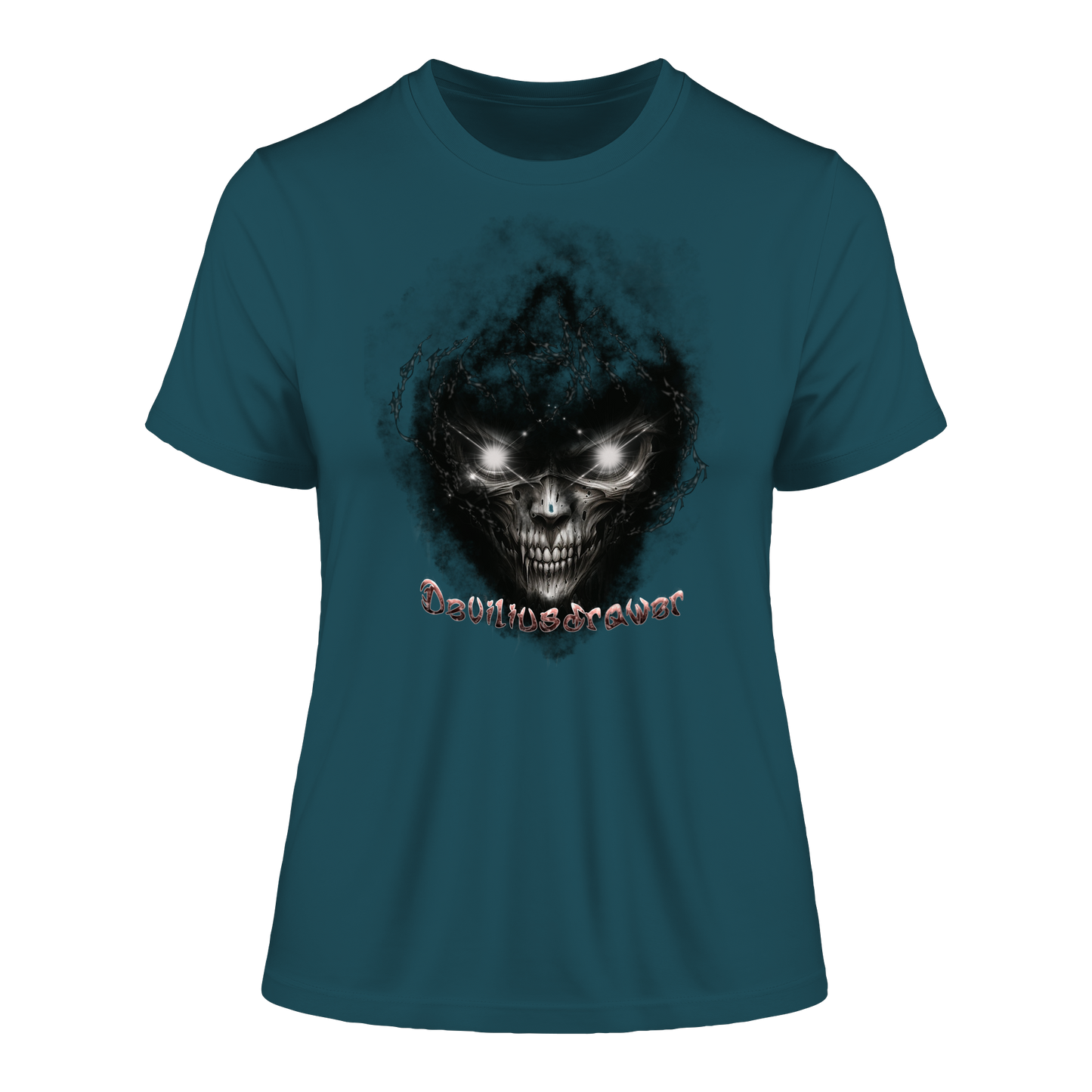 Deviliusdrawer Dark Death - Fitted Ladies Organic Shirt