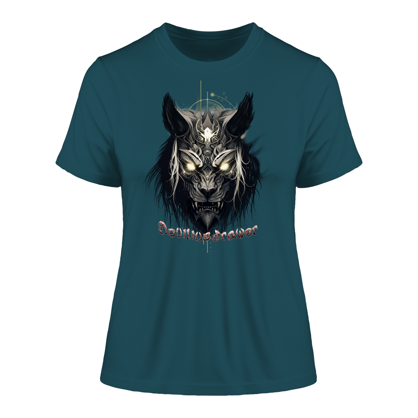Deviliusdrawer Wolftiger - Fitted Ladies Organic Shirt