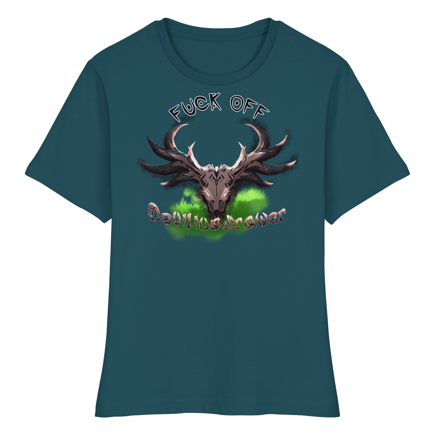 Deviliusdrawer Bad Deer - Fitted Ladies Organic Shirt