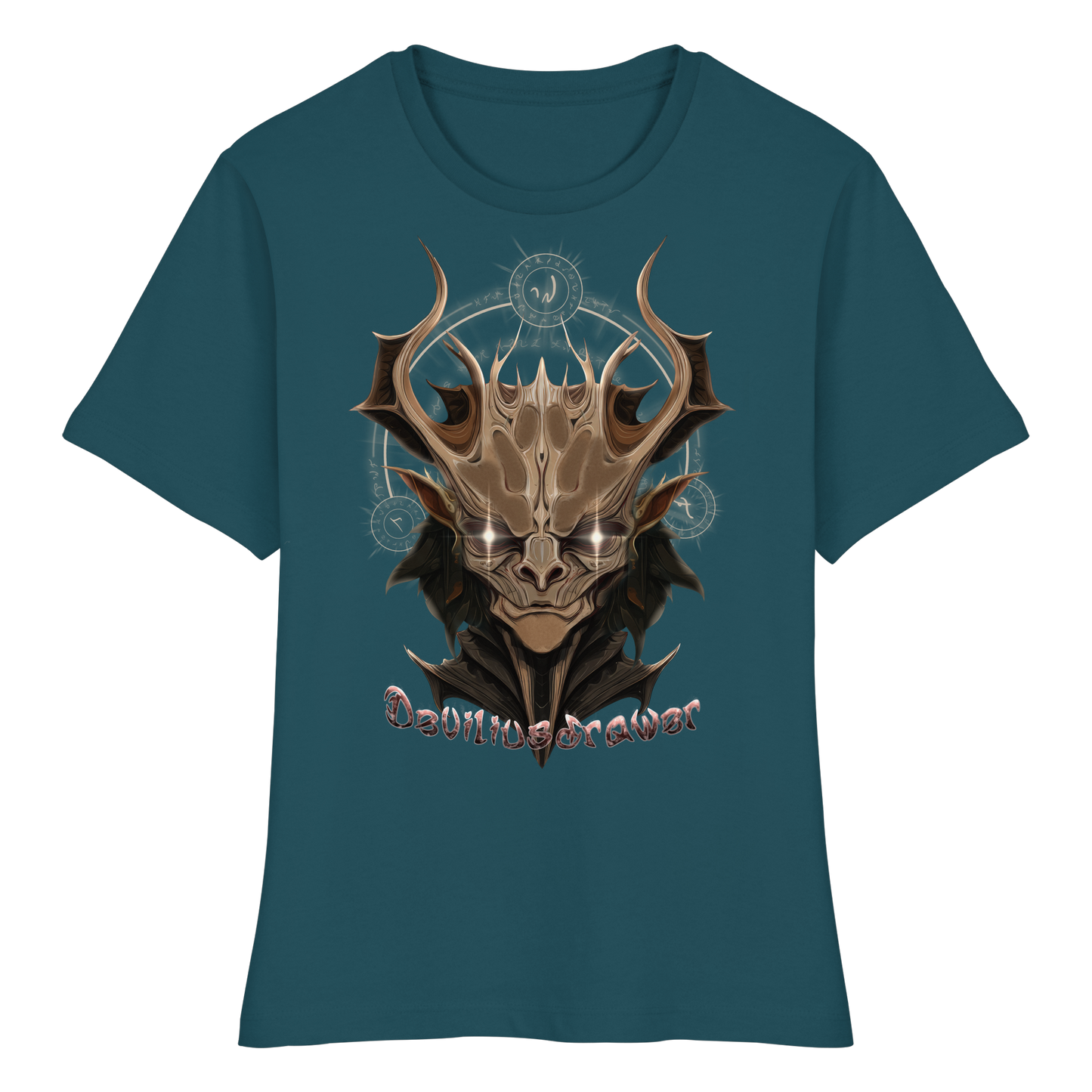 Deviliusdrawer Dark Magician Elf - Fitted Ladies Organic Shirt