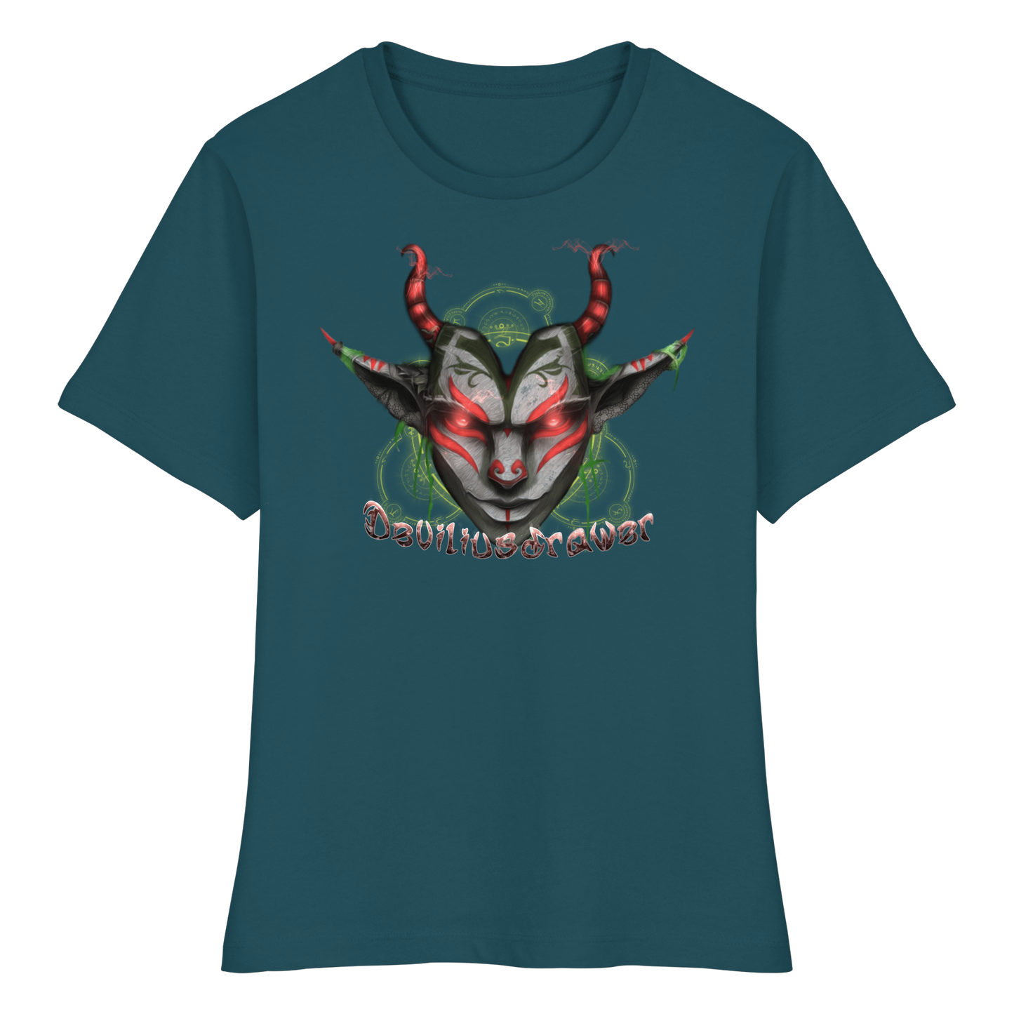 Deviliusdrawer Dark Elf - Fitted Ladies Organic Shirt