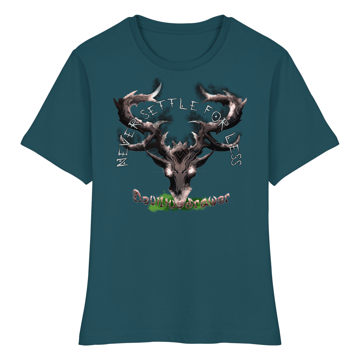Deviliusdrawer Cruel Deer - Fitted Ladies Organic Shirt