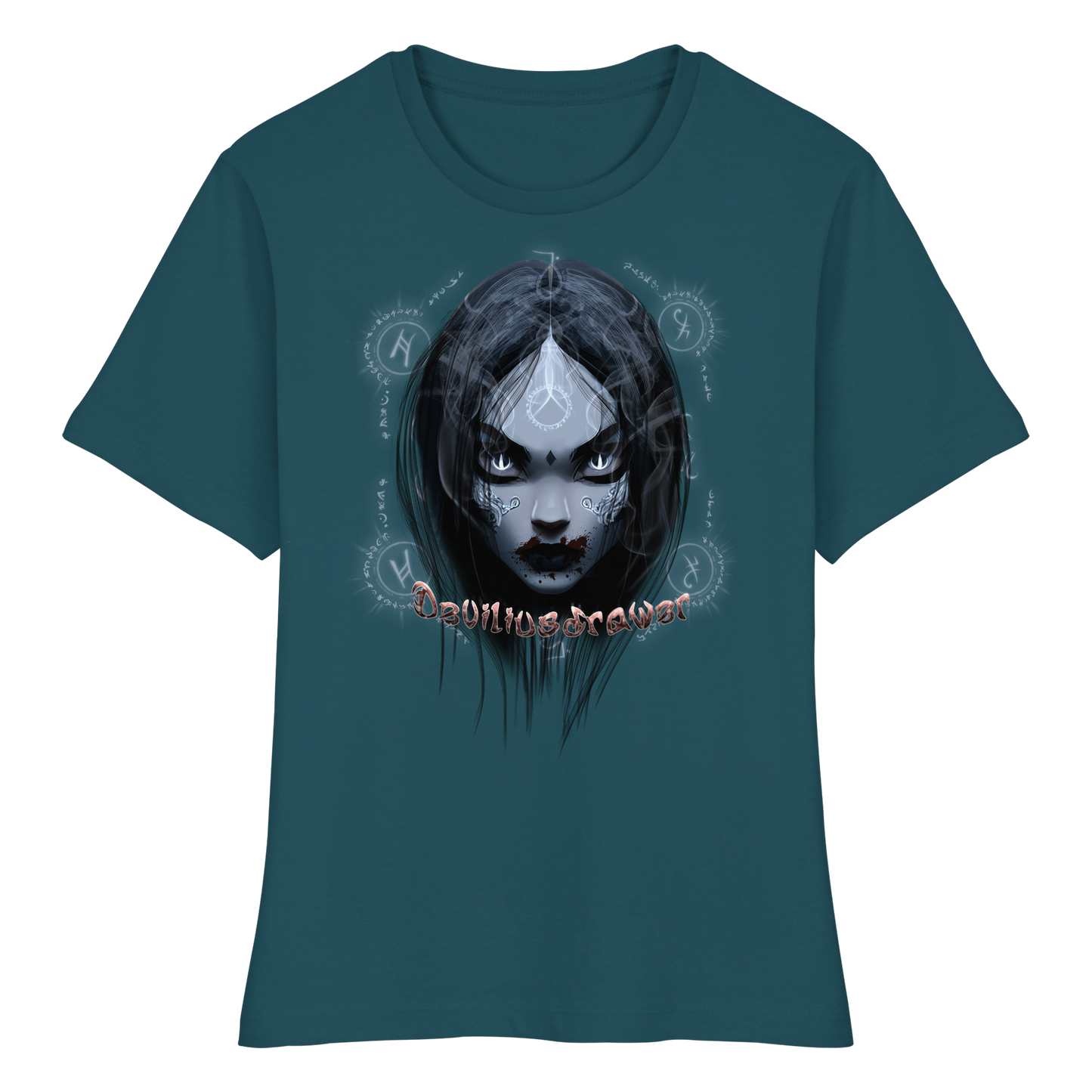 Deviliusdrawer Vampiric Elf - Fitted Ladies Organic Shirt