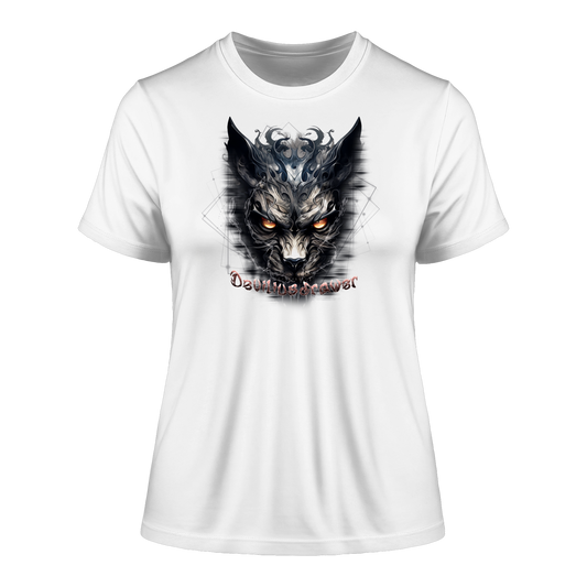 Deviliusdrawer Dark Wearwolf - Fitted Ladies Organic Shirt