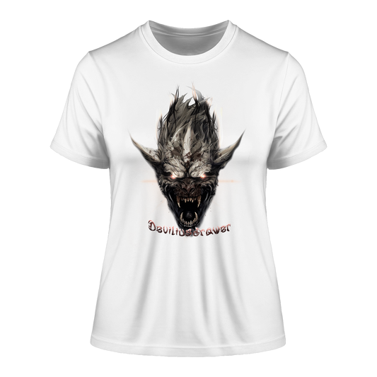 Deviliusdrawer Beast Wearwolf - Fitted Ladies Organic Shirt