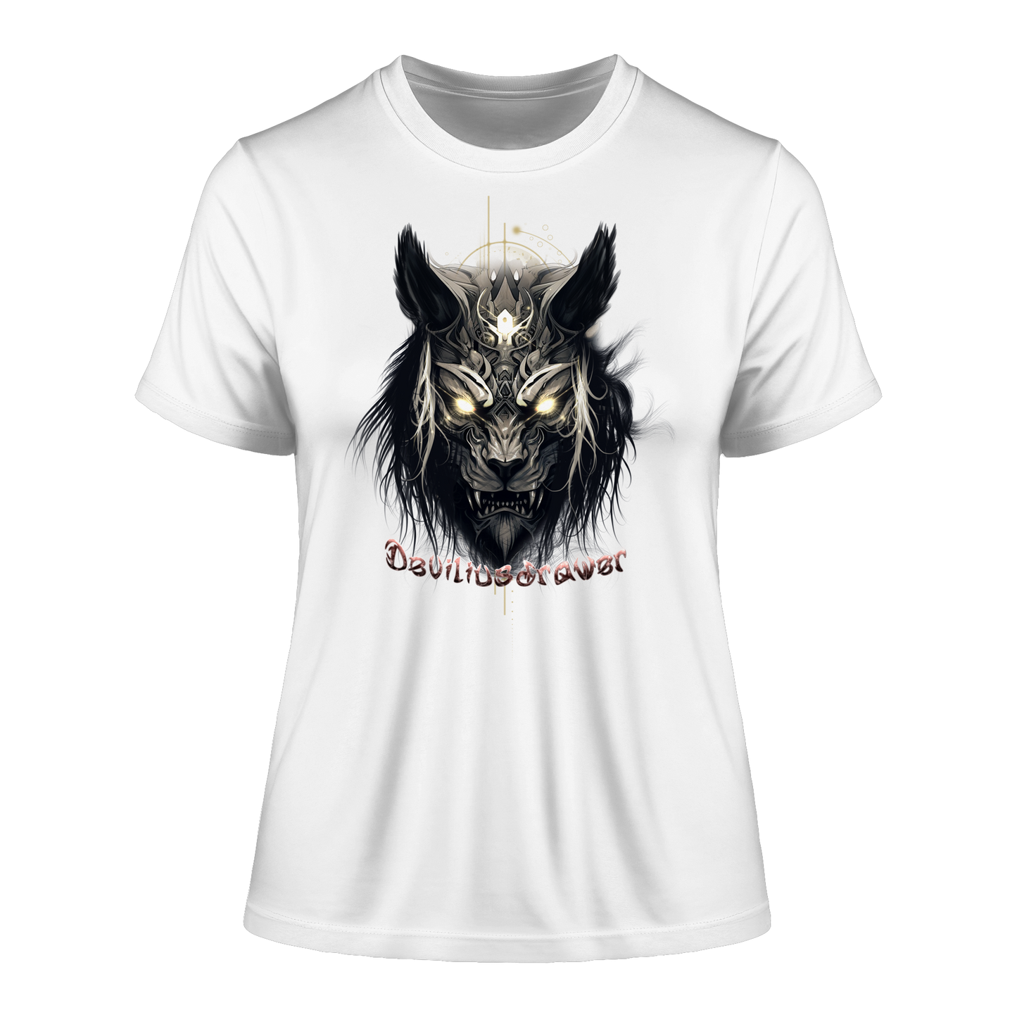 Deviliusdrawer Wolftiger - Fitted Ladies Organic Shirt
