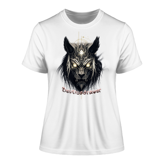 Deviliusdrawer Wolftiger - Fitted Ladies Organic Shirt