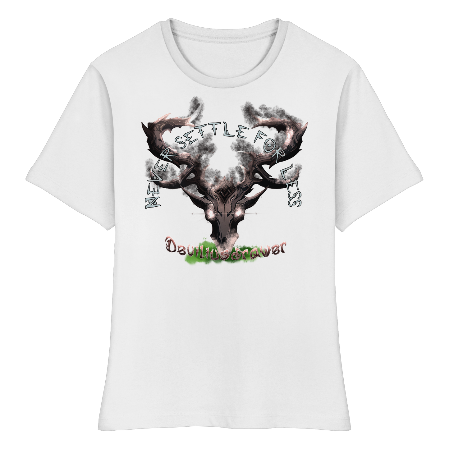 Deviliusdrawer Cruel Deer - Fitted Ladies Organic Shirt