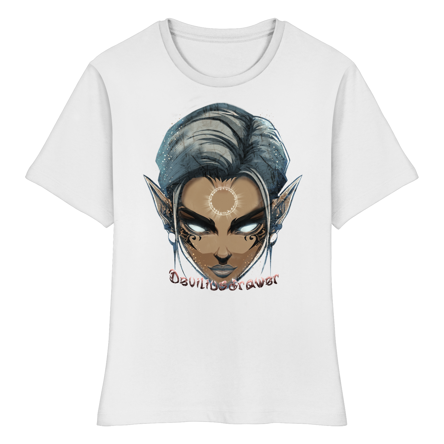 Deviliusdrawer Magician Elf - Fitted Ladies Organic Shirt