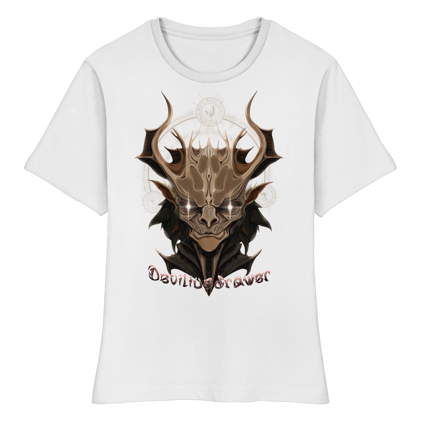 Deviliusdrawer Dark Magician Elf - Fitted Ladies Organic Shirt