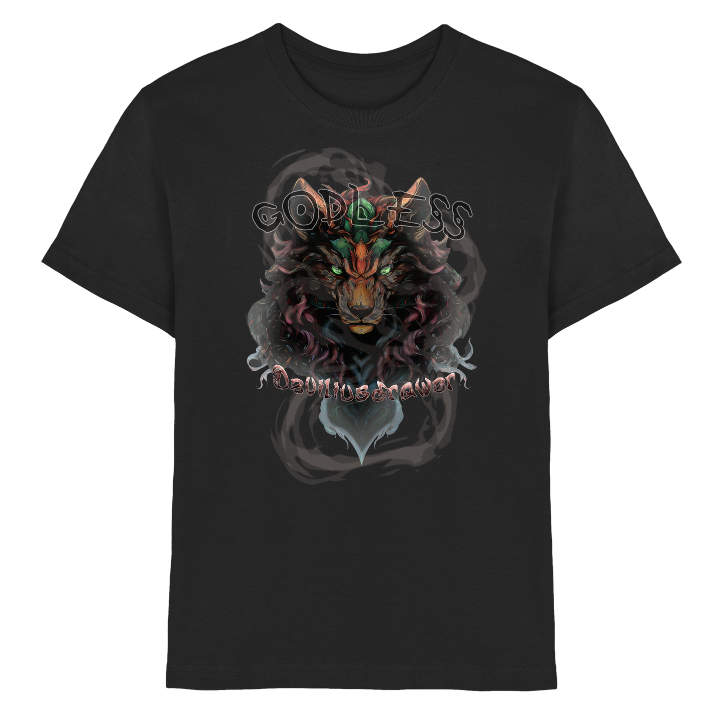 Deviliusdrawer Godless Wolf - Kids Premium Shirt