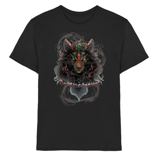 Deviliusdrawer Godless Wolf - Kids Premium Shirt