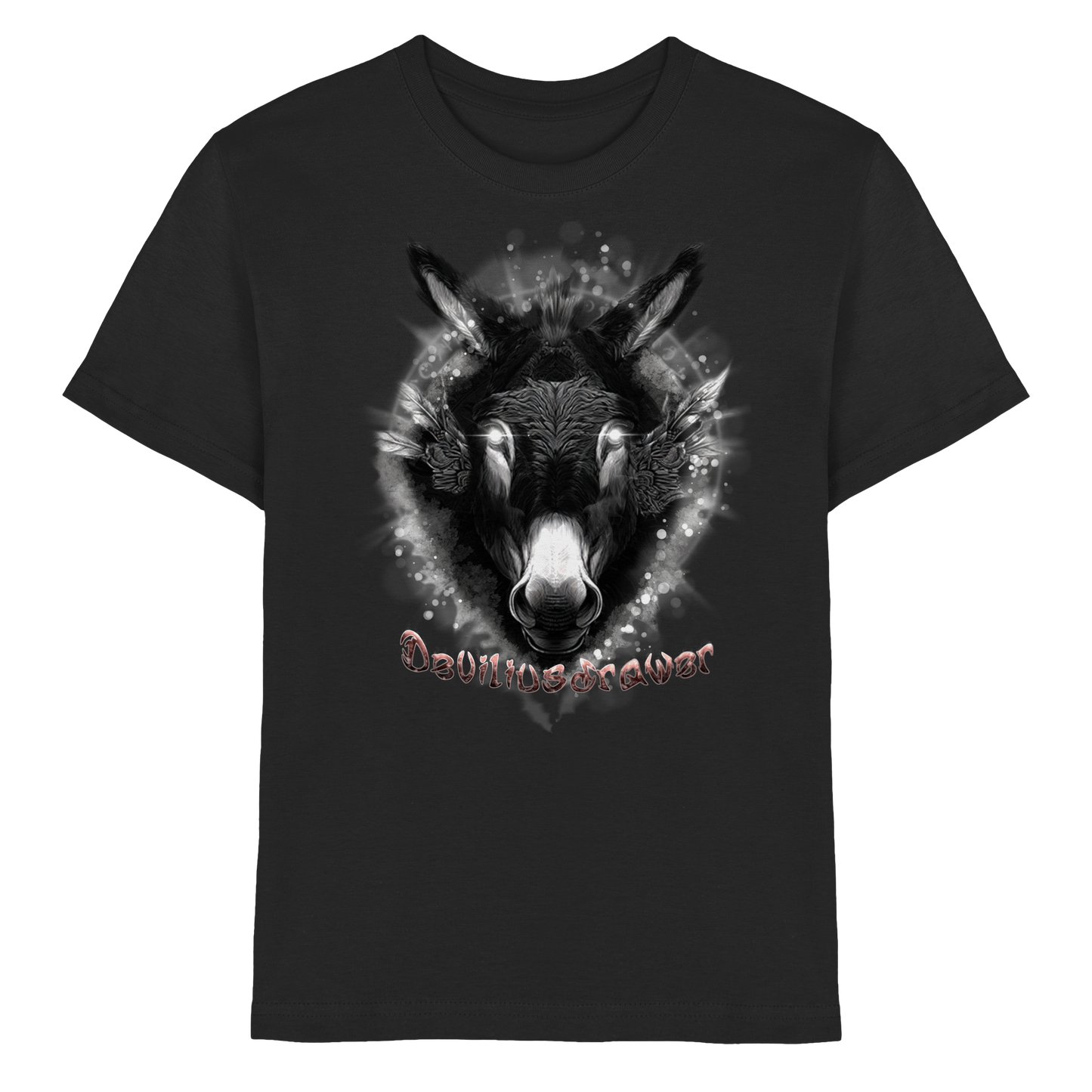 Deviliusdrawer Glowing Donkey - Kids Premium Shirt