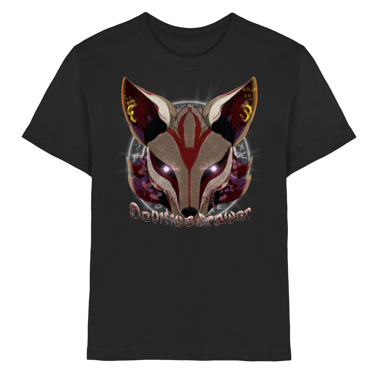 Deviliusdrawer Magic Kitsune - Kids Premium Shirt