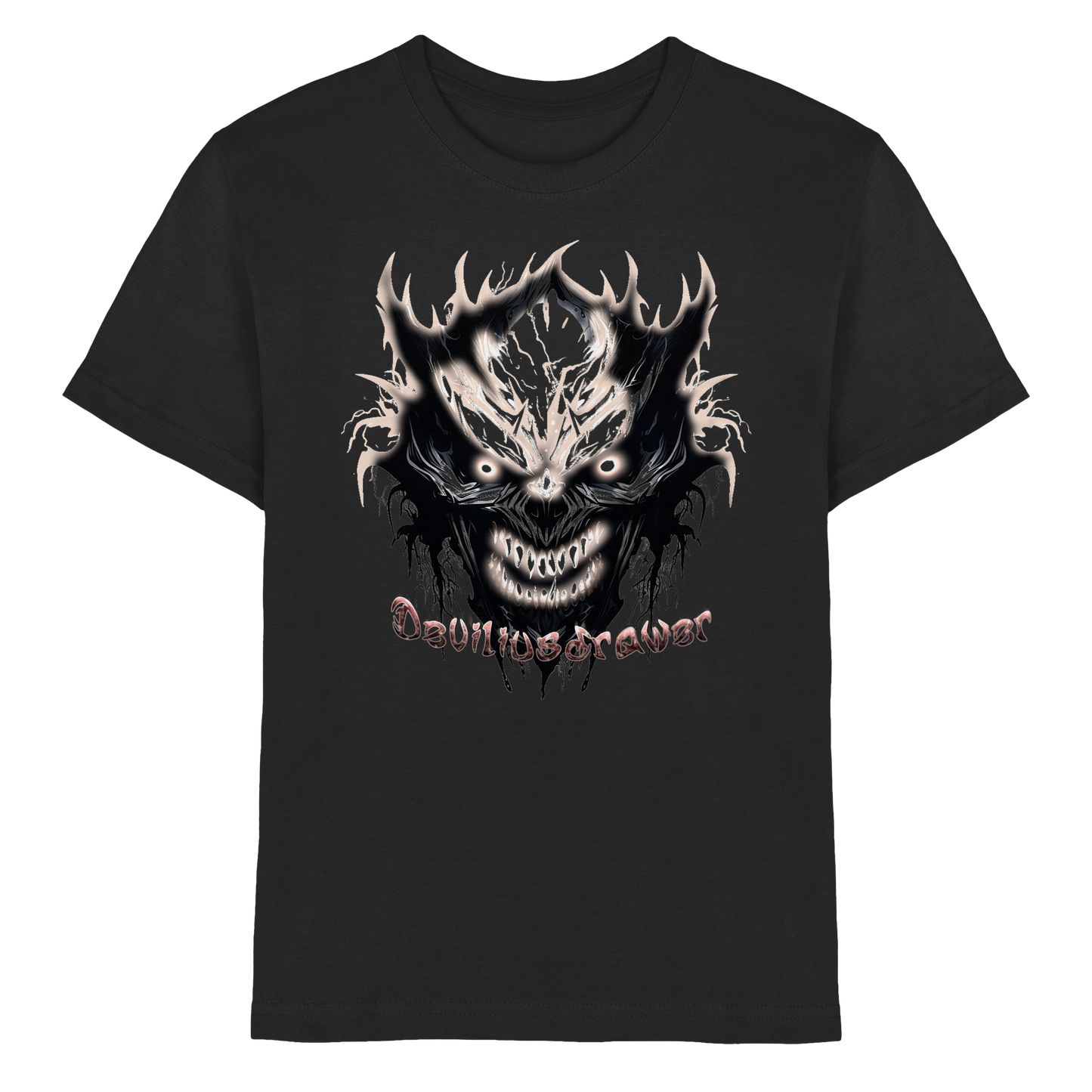 Deviliusdrawer Crazy Glow Devil - Kids Premium Shirt