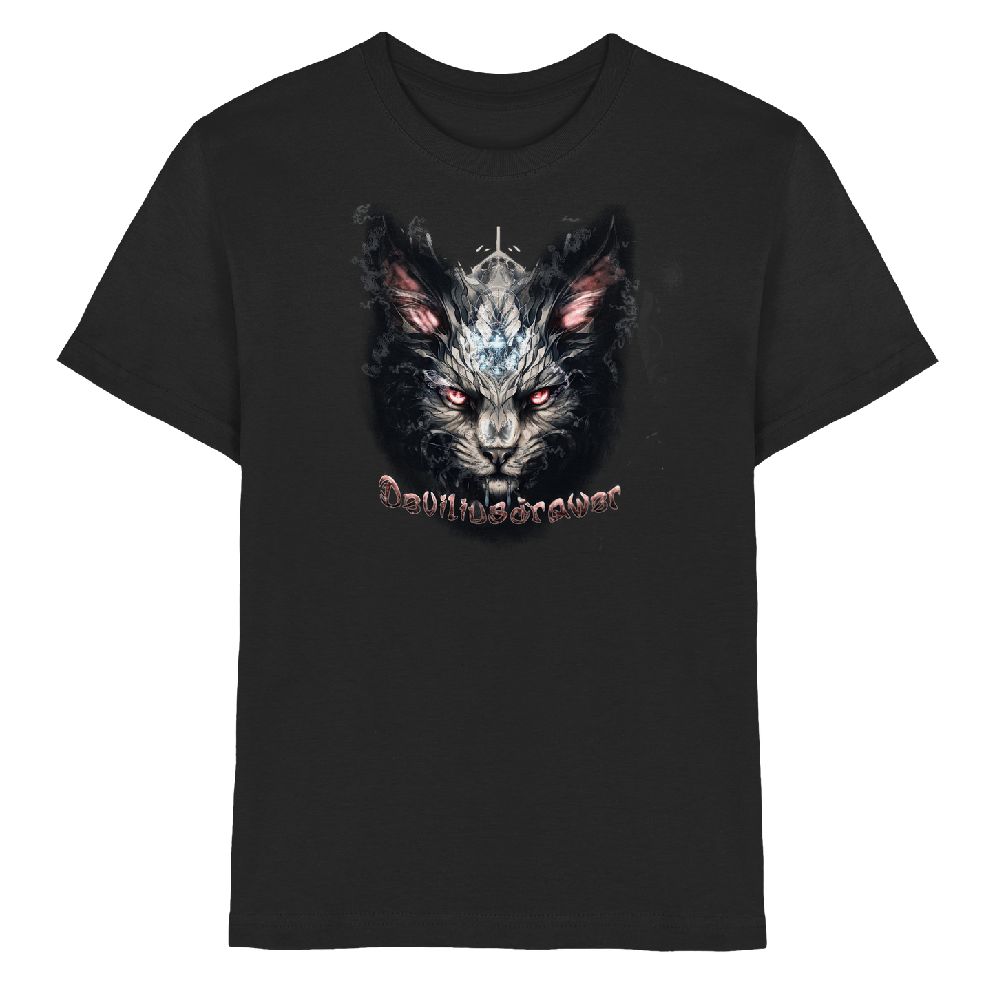 Deviliusdrawer Myshtical Redeyed Cat - Kids Premium Shirt