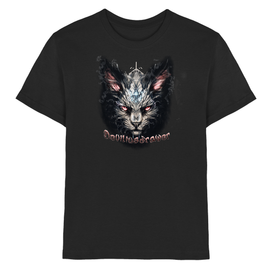 Deviliusdrawer Myshtical Redeyed Cat - Kids Premium Shirt