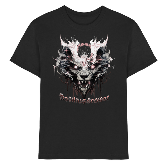 Deviliusdrawer Demonic Glow Cat - Kids Premium Shirt