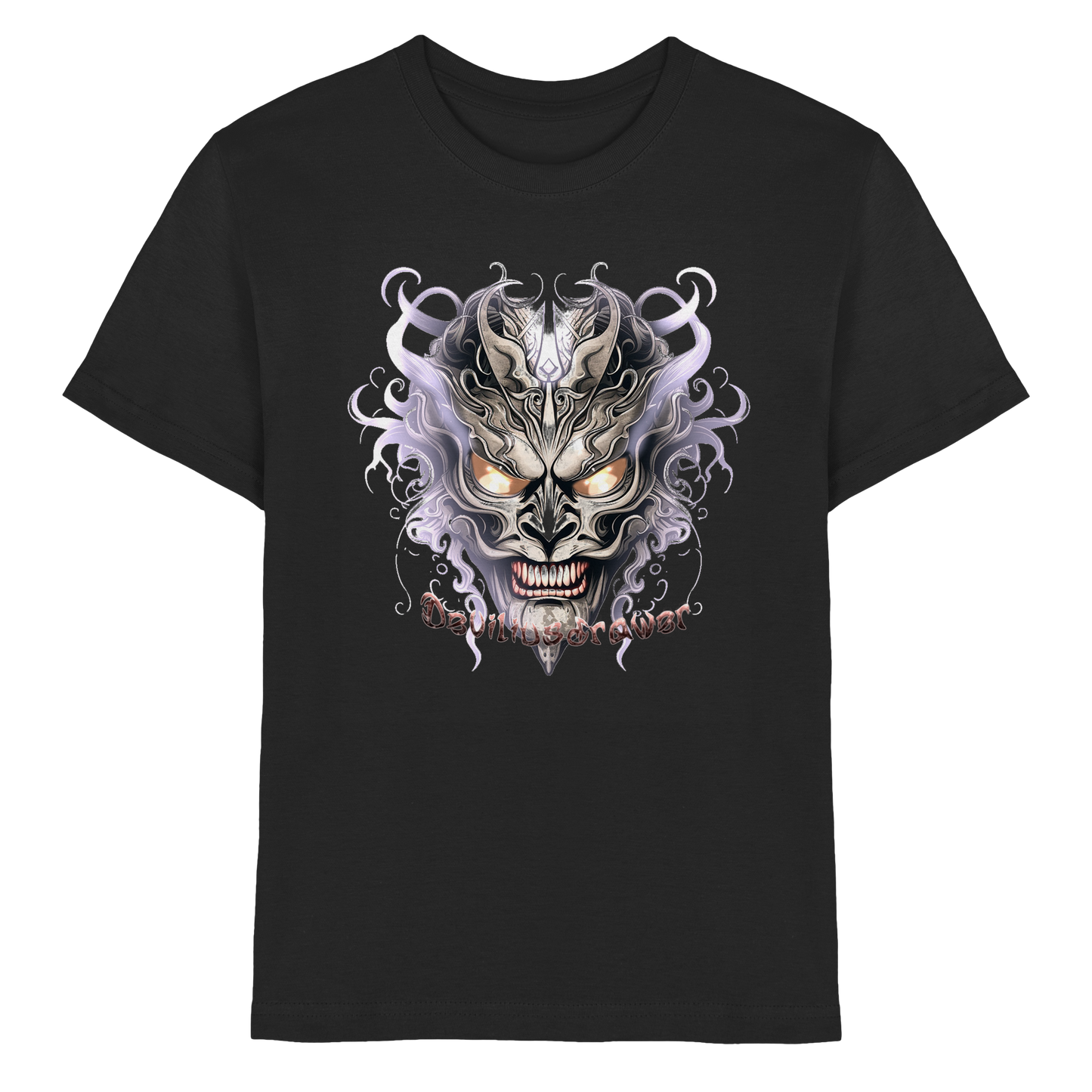 Deviliusdrawer Demon Mask Violet - Kids Premium Shirt