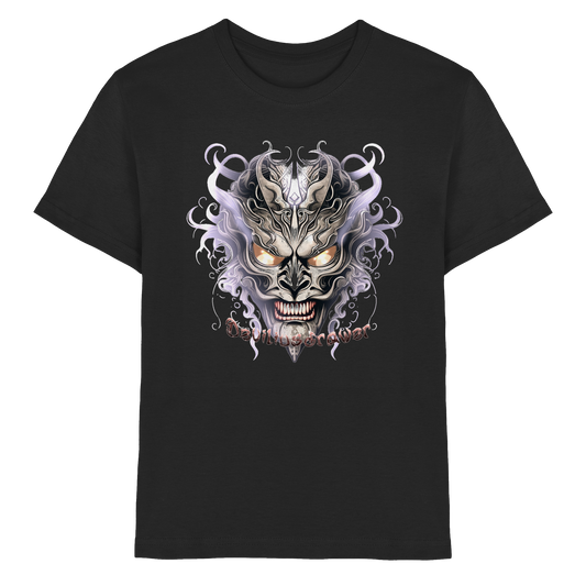 Deviliusdrawer Demon Mask Violet - Kids Premium Shirt
