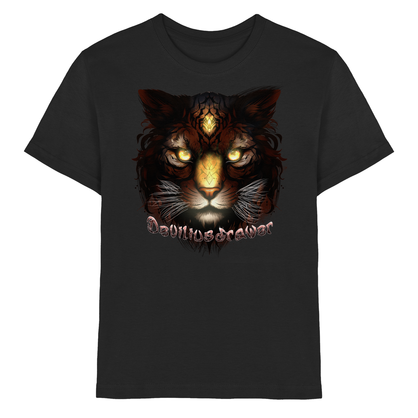Deviliusdrawer Gold Tigercat - Kids Premium Shirt