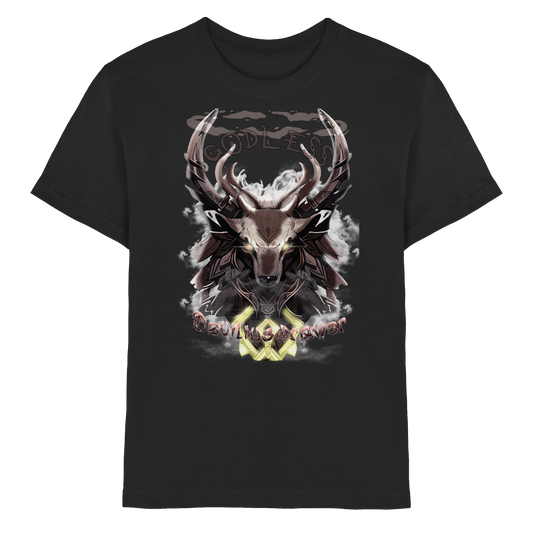 Deviliusdrawer Godless Deer - Kids Premium Shirt