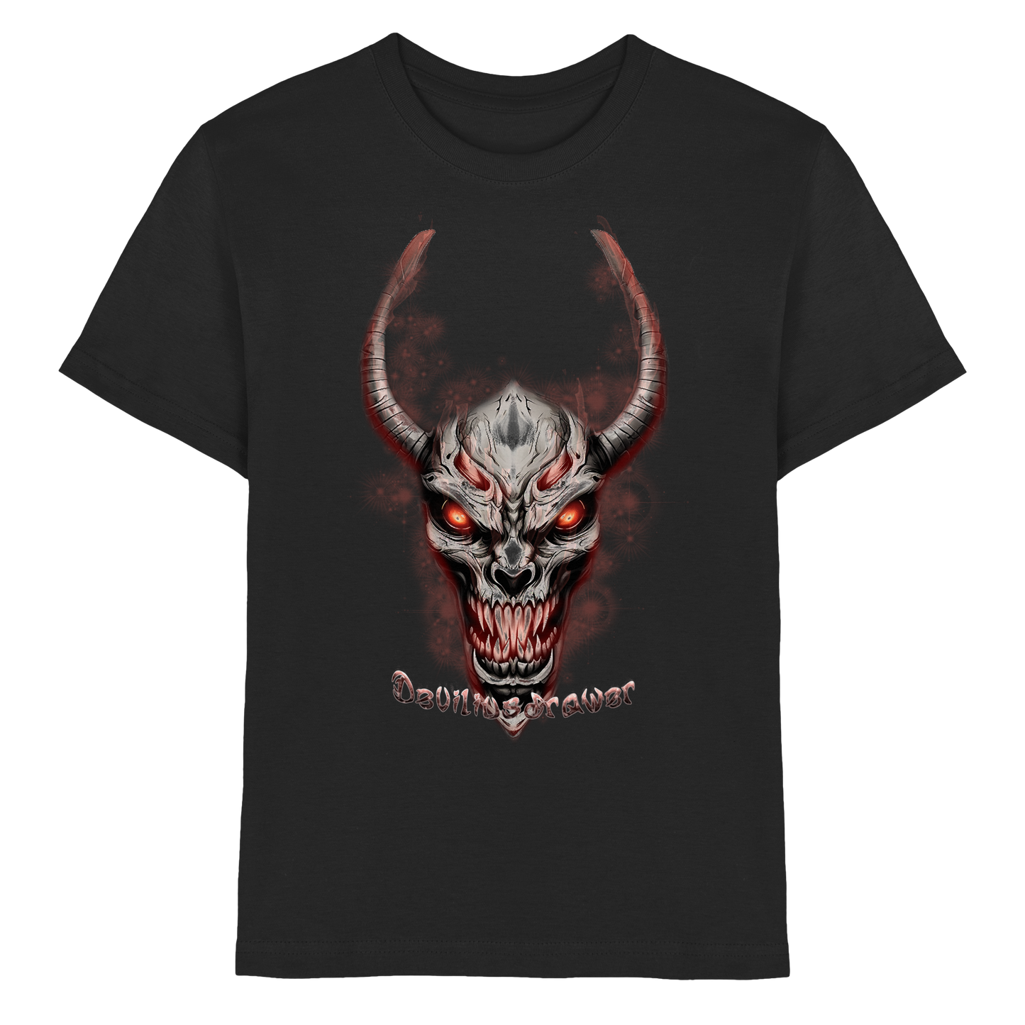 Deviliusdrawer Red Eyed Skeleton - Kids Premium Shirt