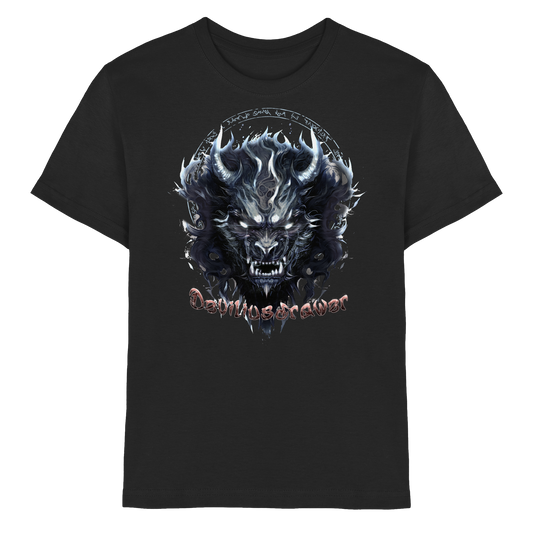 Deviliusdrawer Dark Wolf Mask - Kids Premium Shirt
