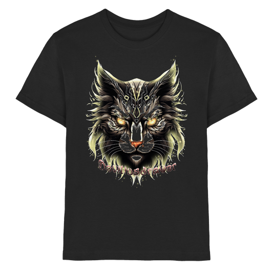 Deviliusdrawer Golden Cat - Kids Premium Shirt
