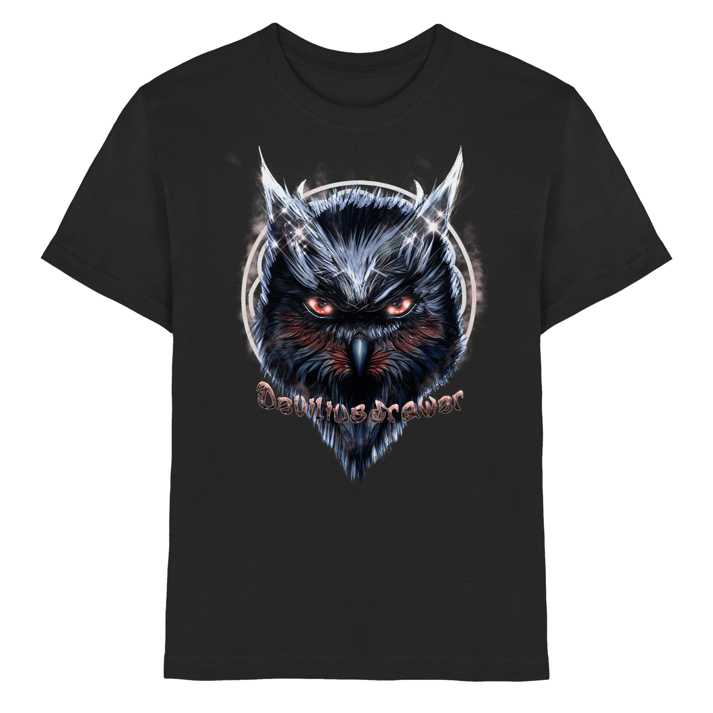 Deviliusdrawer Fire Owl - Kids Premium Shirt