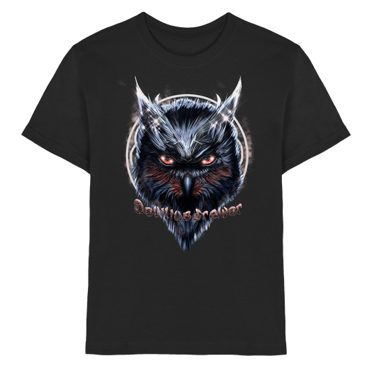 Deviliusdrawer Fire Owl - Kids Premium Shirt