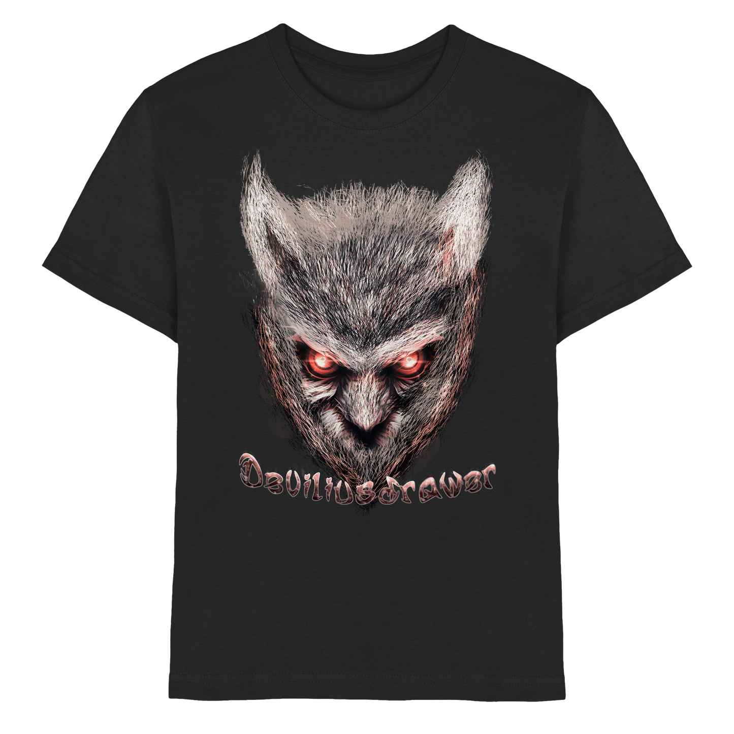 Deviliusdrawer Red Eyed Owl - Kids Premium Shirt