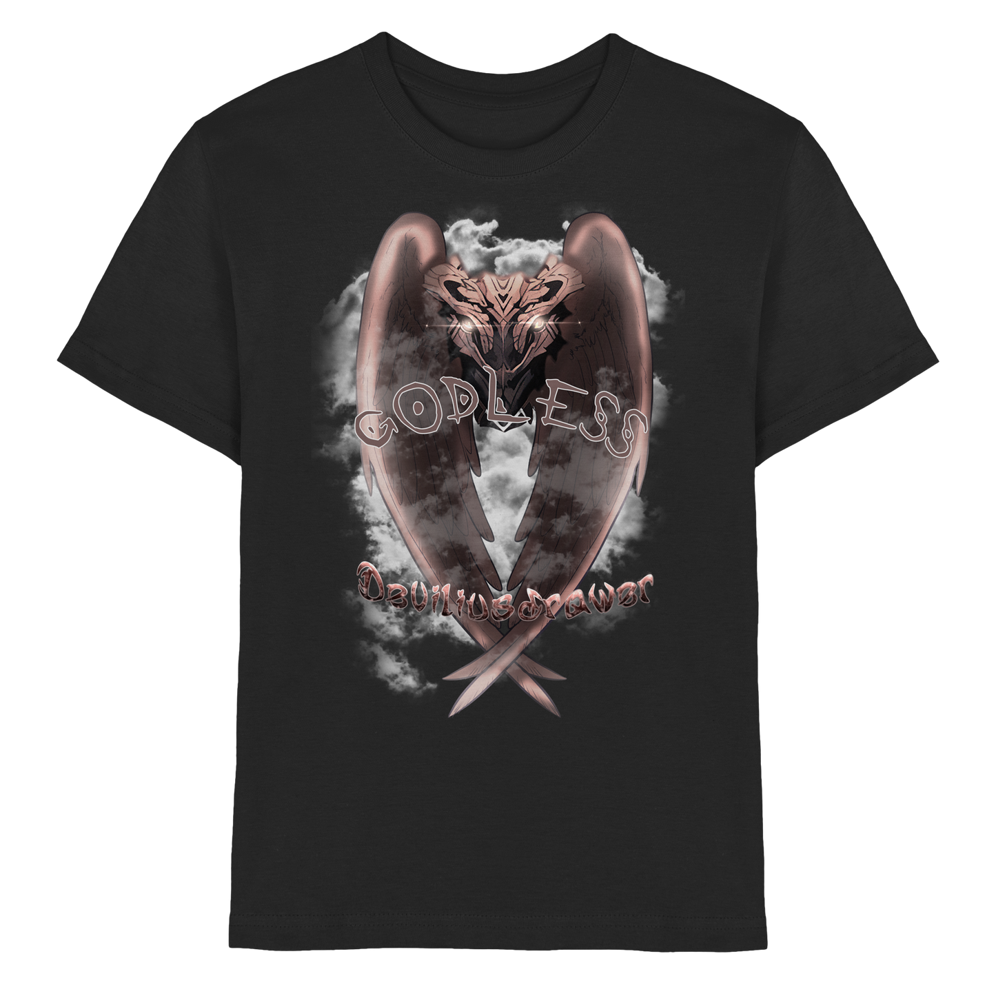 Deviliusdrawer Godless Owl - Kids Premium Shirt